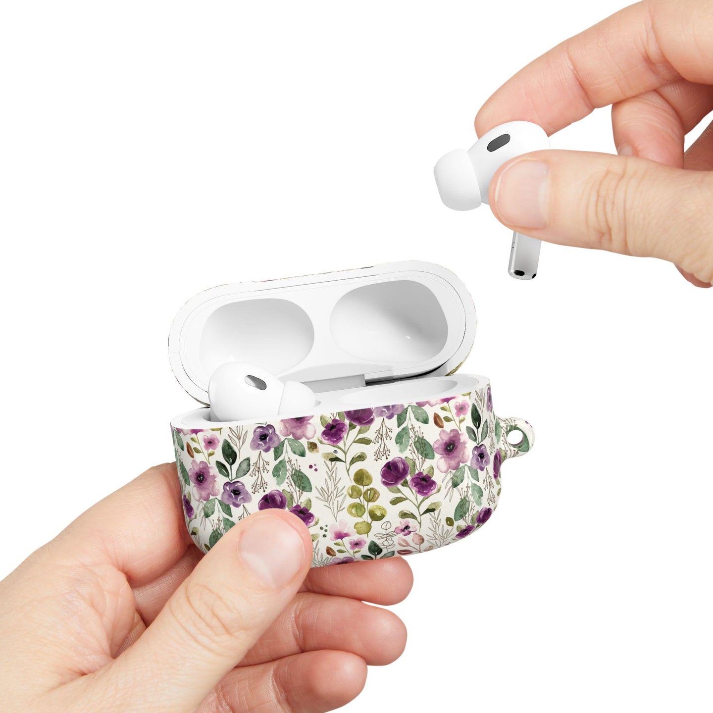 Botanical AirPod Case, Floral Design, Cute Gifts for Her, Nature Lover Accessory, Eco-Friendly Tech Case, Spring Accessories
